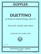 Duettino on American National Songs, Op. 37 Flute, Violin and Piano cover